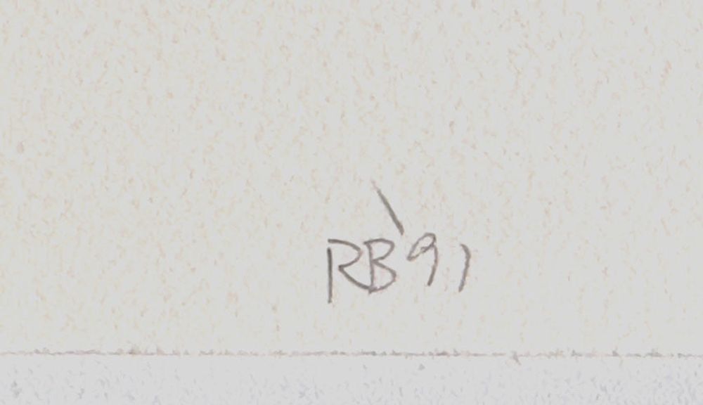 Robert Barry Signed Lithograph Almost Taken Away Without... (Olympics Of Barcelona) 1992 photo furniture