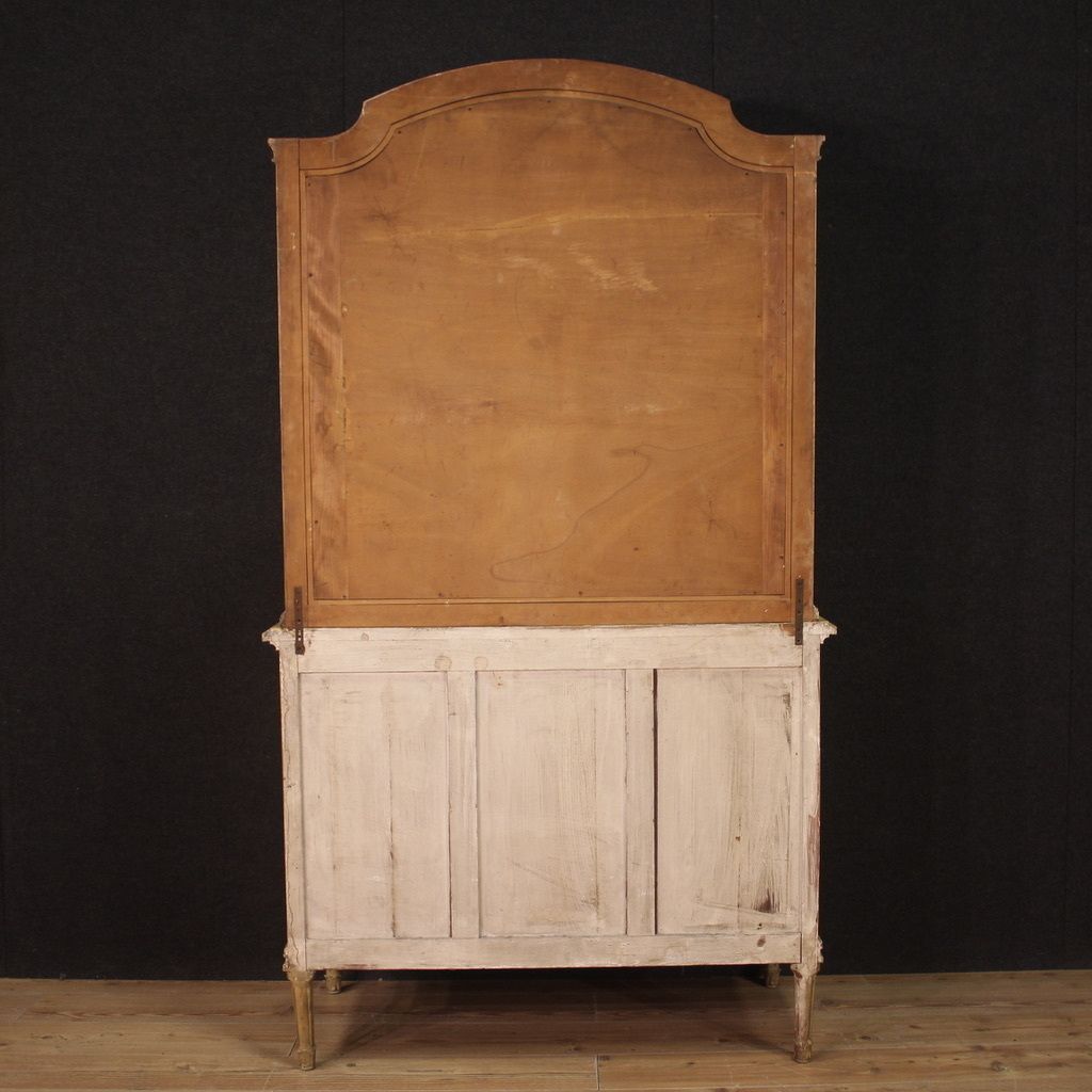 photo furniture Coiffeuse avec miroir laquée de style Louis XVI, années 1960