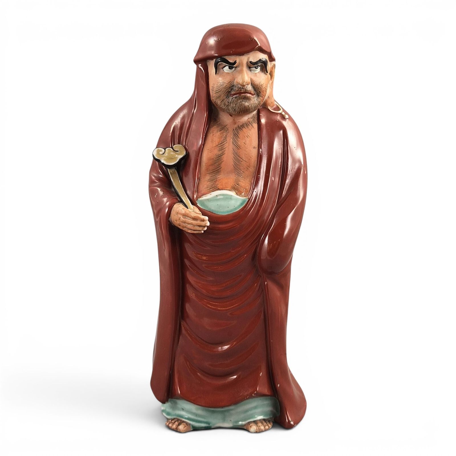 Kutani Daruma Okimono porseleinen figuur