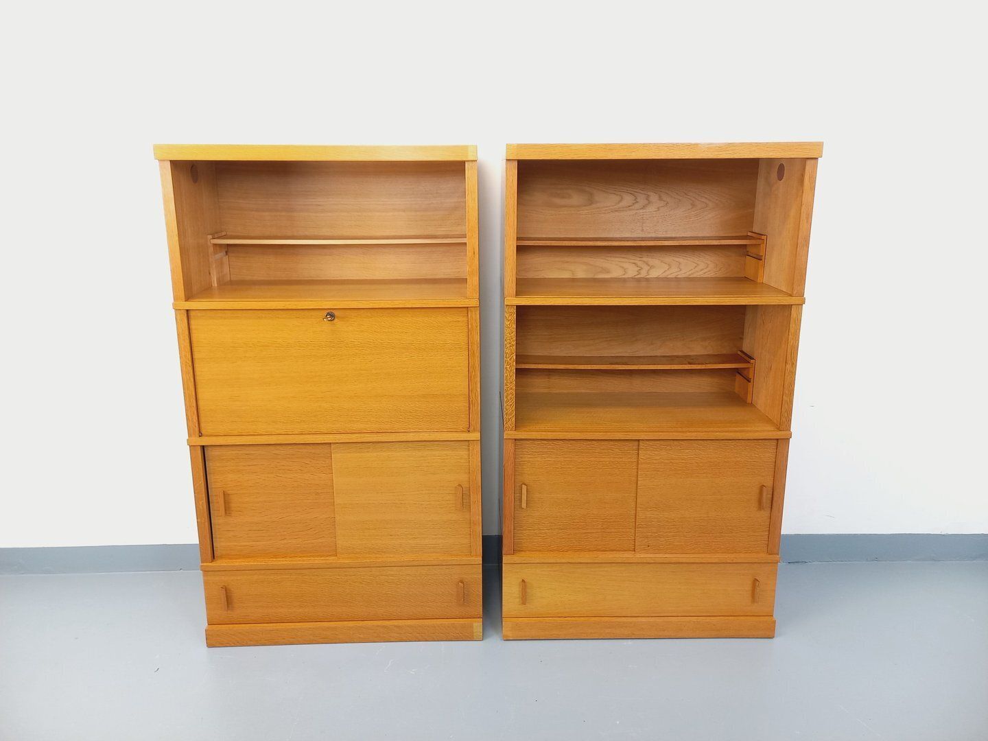 photo buy Opbergkast met eikenhouten boekenkast