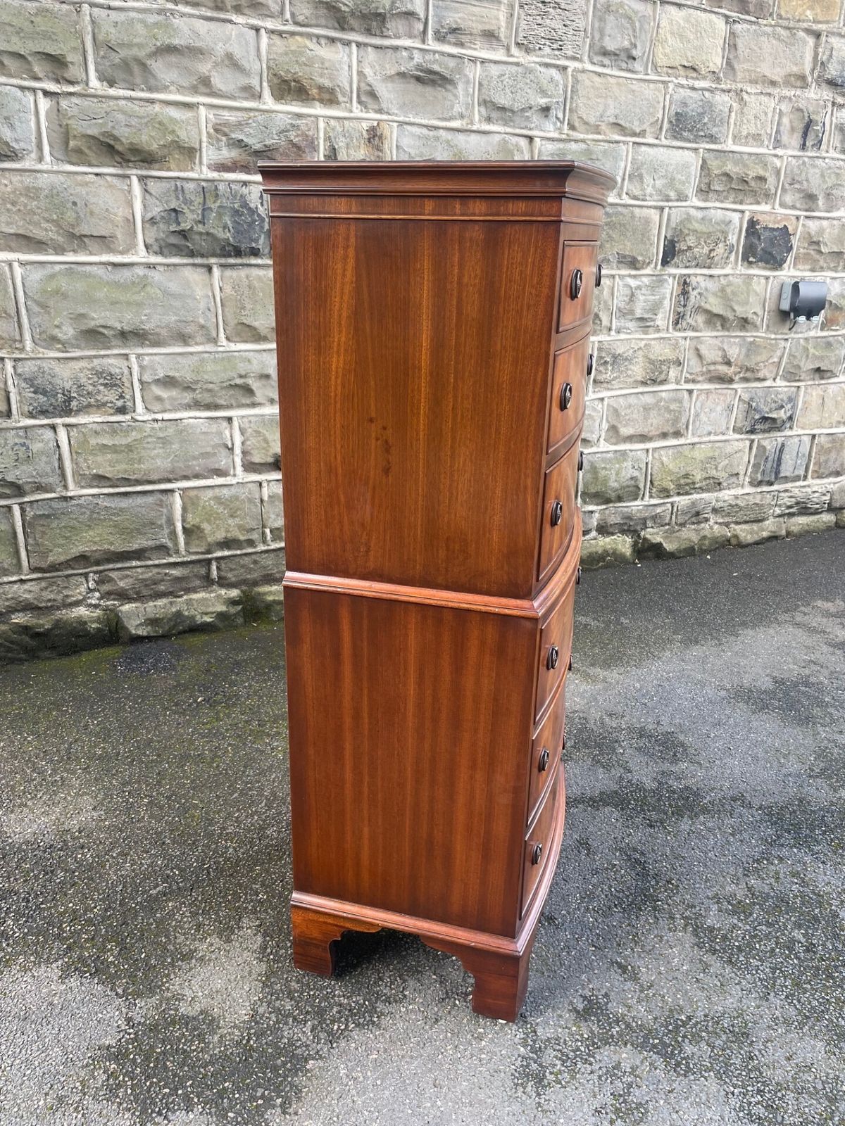 Quality Walnut Chest Of Drawers Tallboy photo buy