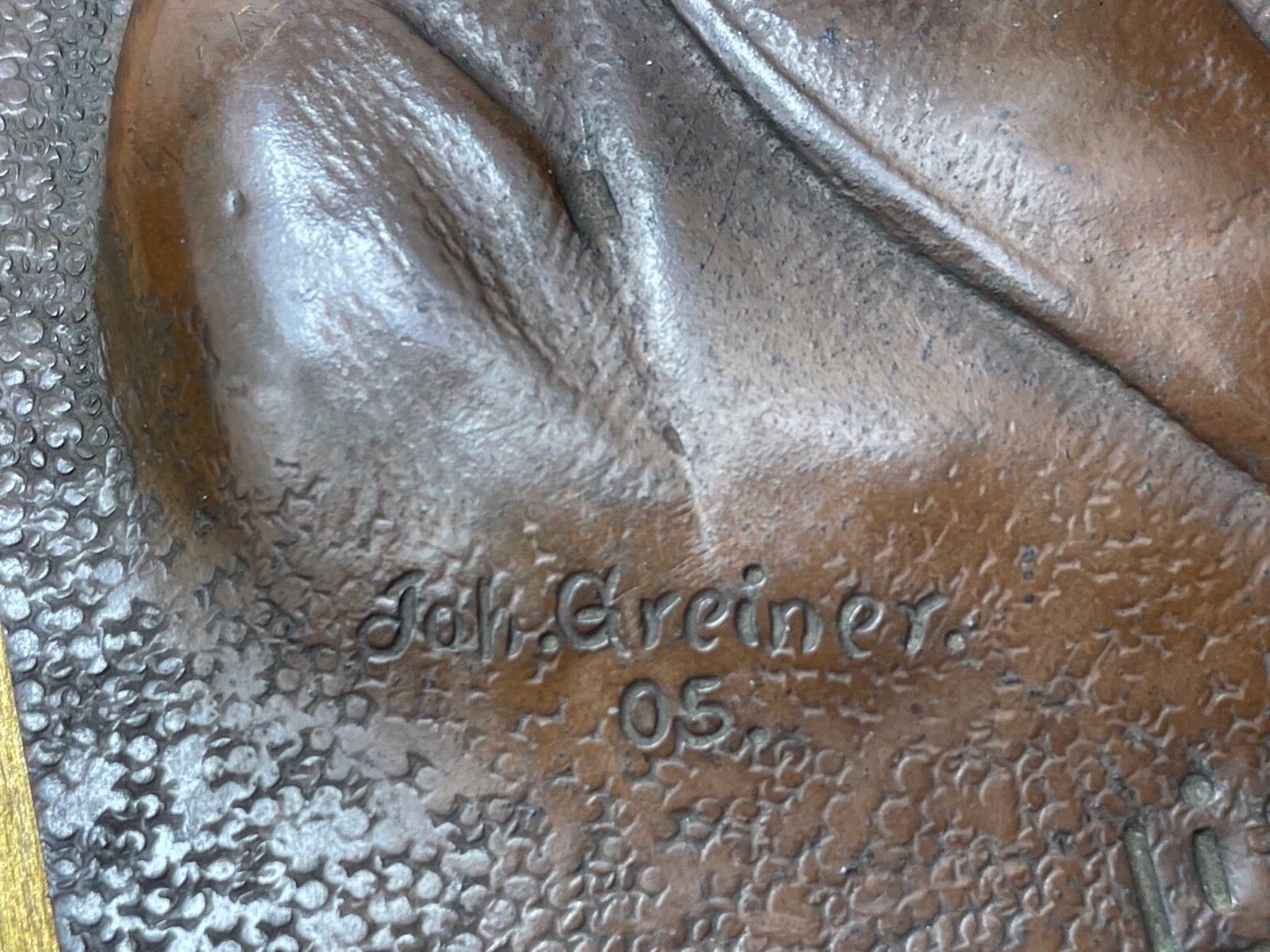 photo for sale Antiek bronzen sculptuur Franz Liszt "Music Pianist Composer" wandplaquette, gesigneerd