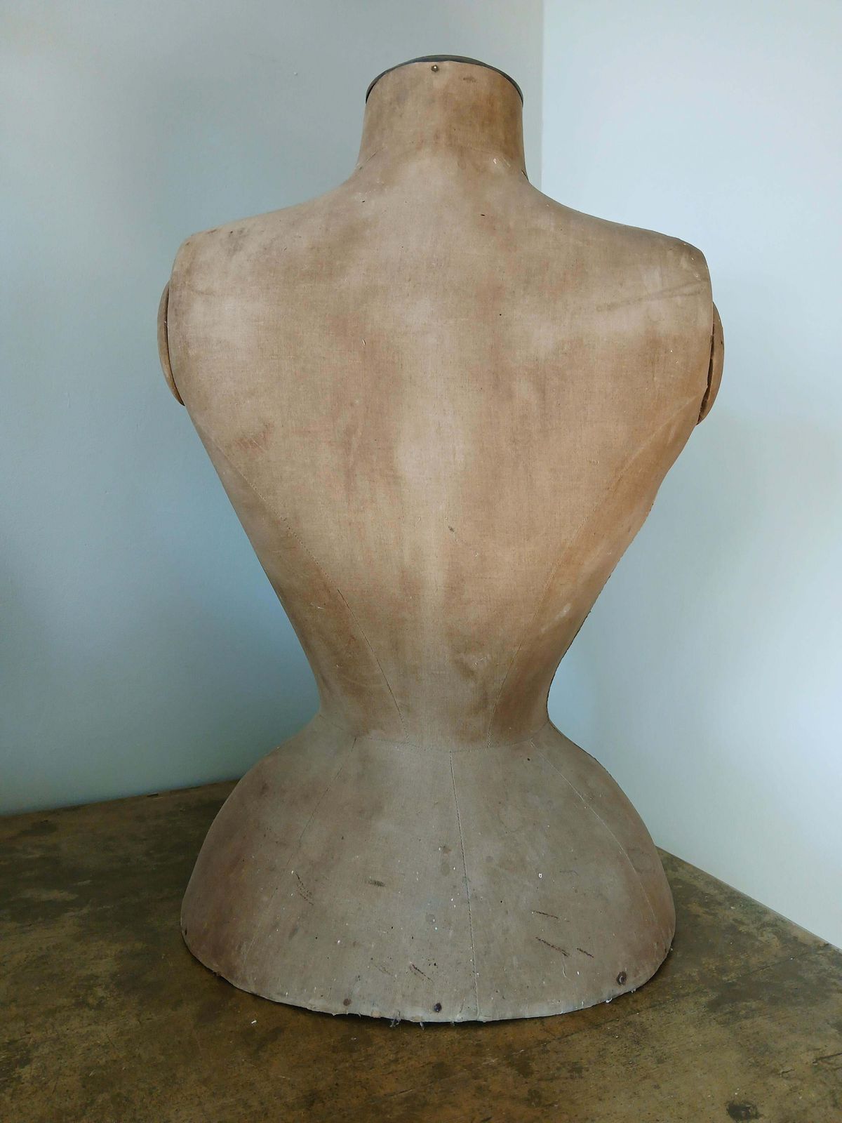 Mannequin de couture d'époque édouardien, taille de guêpe - v. 1900-1910 photo 605.0