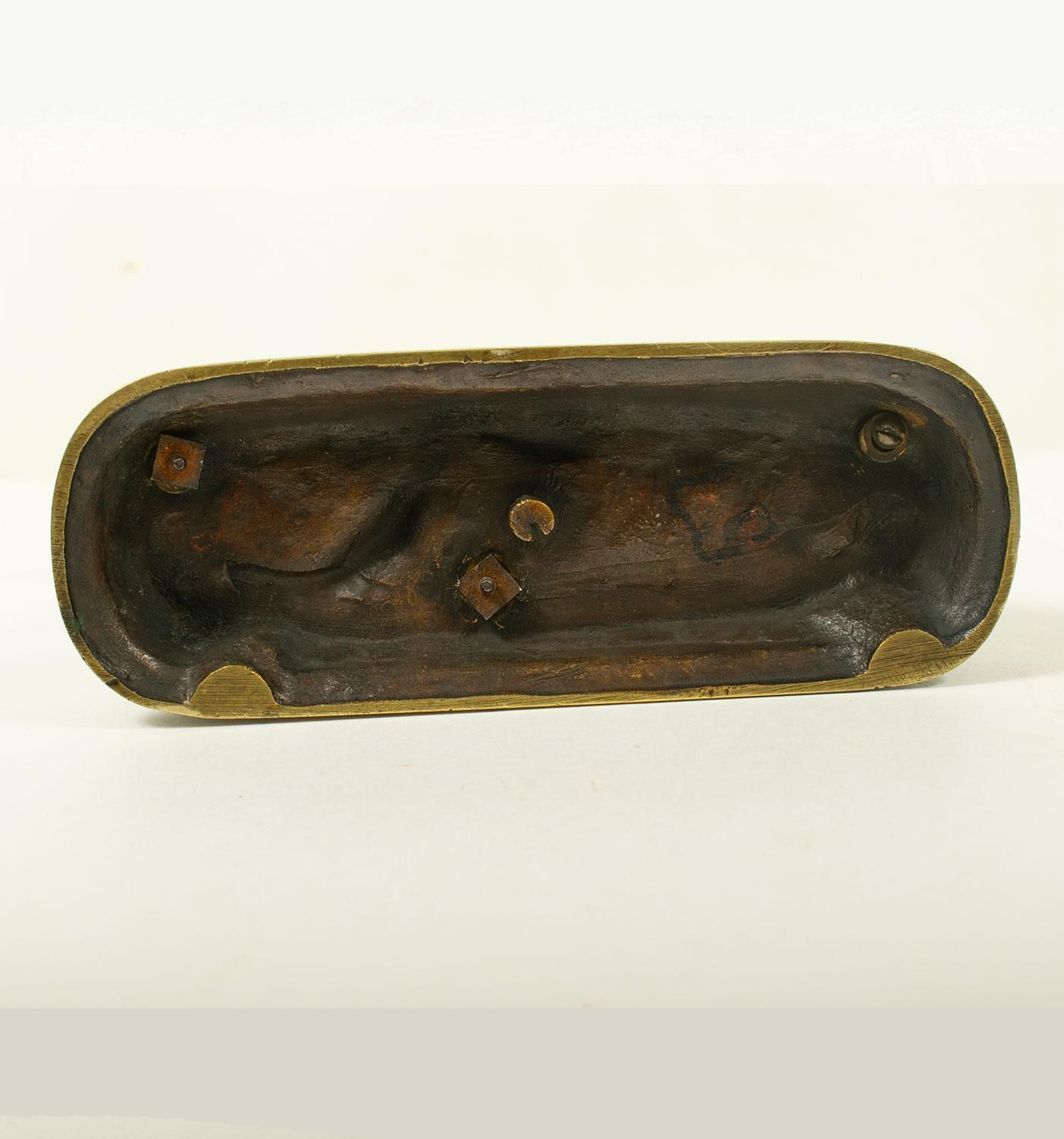Art Bronze Sculpture By Jules Moigniez (1835–1894) Hunting Spaniel   19th Century photo