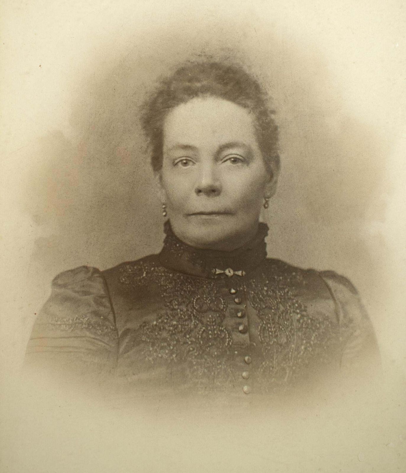Large Portrait Photograph Of A Noble Lady In Oak Frame, French photo furniture