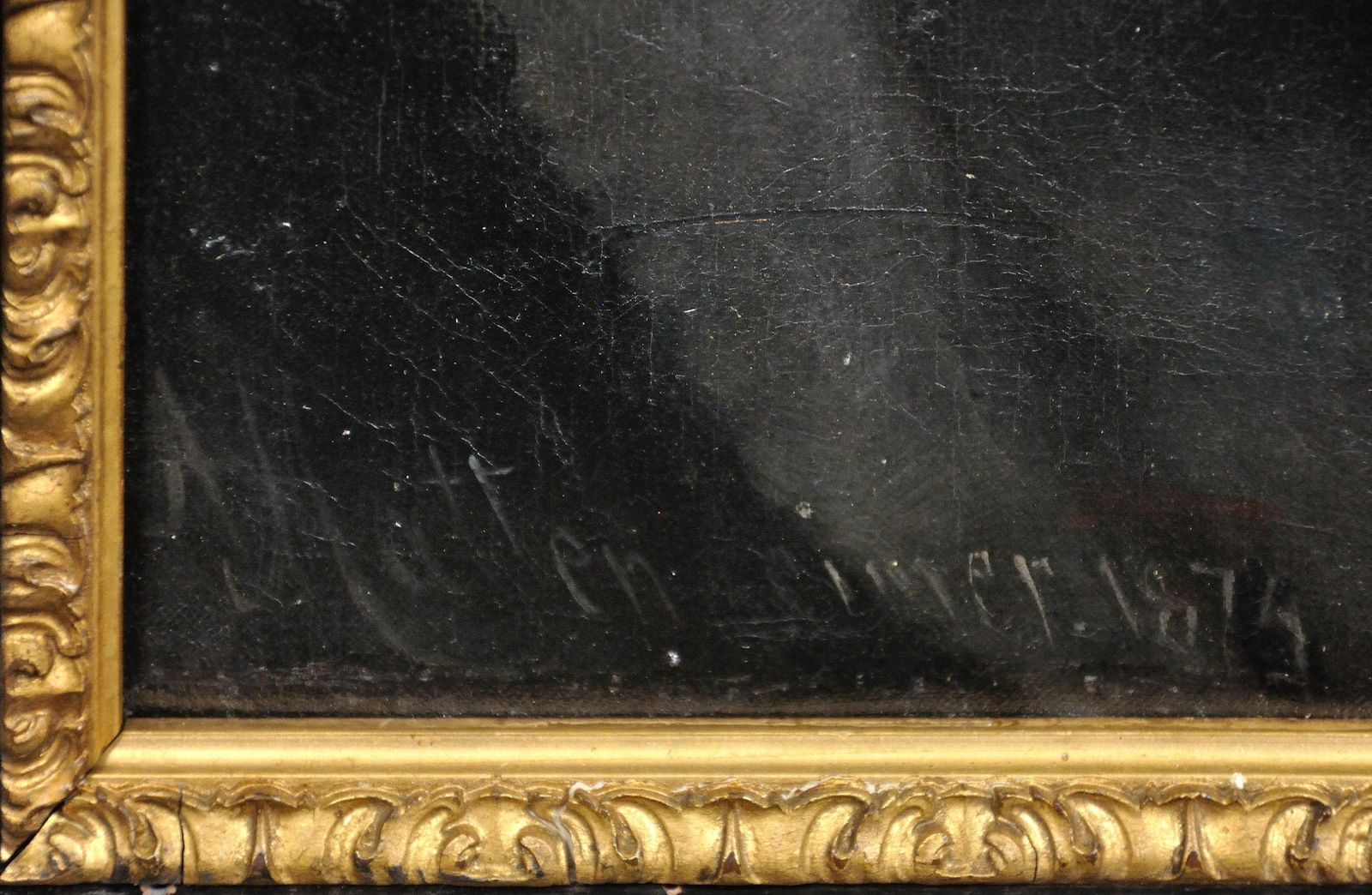 Albin Mattenheimer, 1823-1875. Autoportrait de l'artiste, Munich, 1875. Peinture à l'huile encadrée. photo for sale