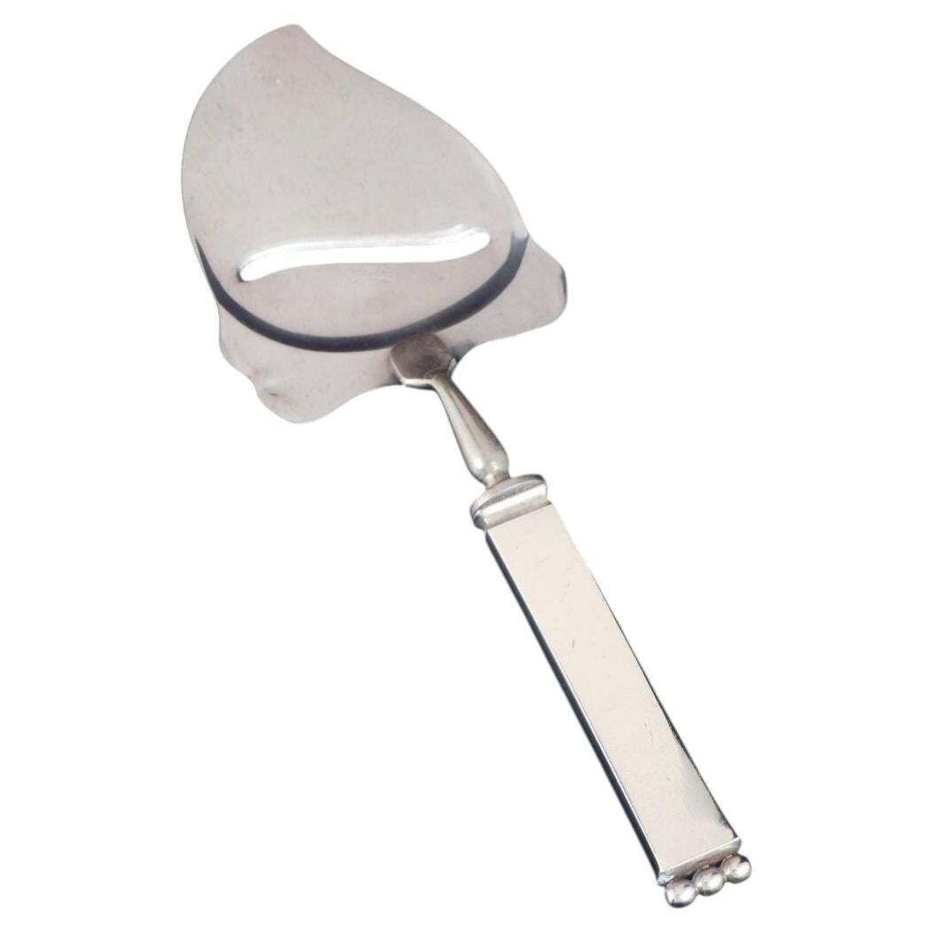 Coupe-fromage Art Deco Evald Nielsen en argent et acier inoxydable, années 1930