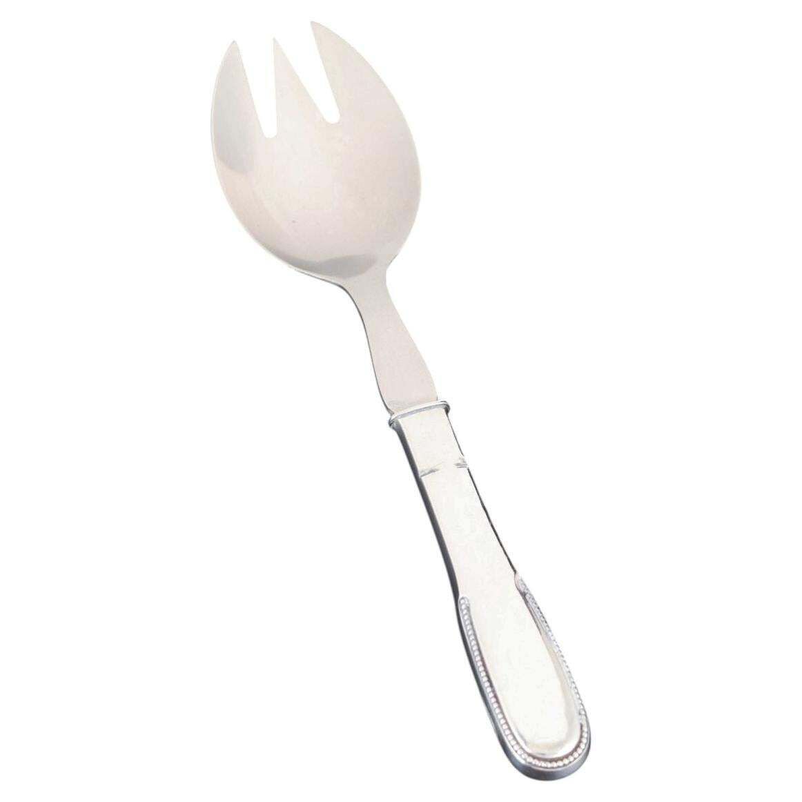 Evald Nielsen. Saladavork in zilver en roestvrij staal. Jaren 1930