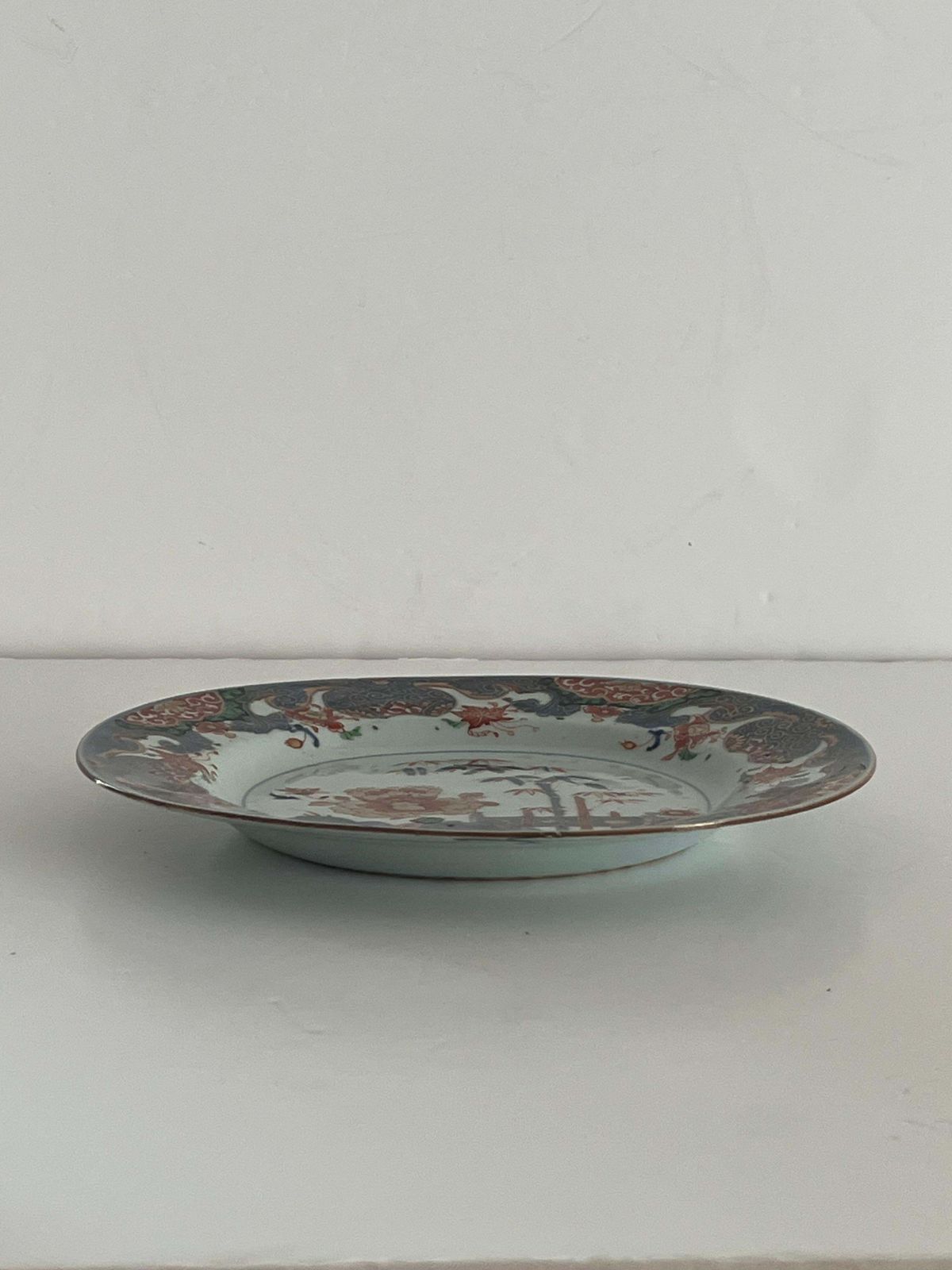 photo furniture Chinese Kangxi Yongzheng Porcelain Plate Verte Imari Hand Decorated Qing Ca 1720
