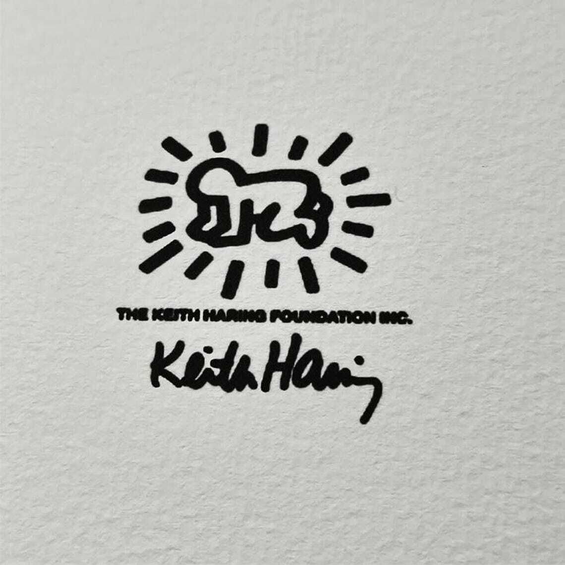 Lithographie en édition limitée Keith Haring, numérotée au crayon, années 1990. photo 379.0