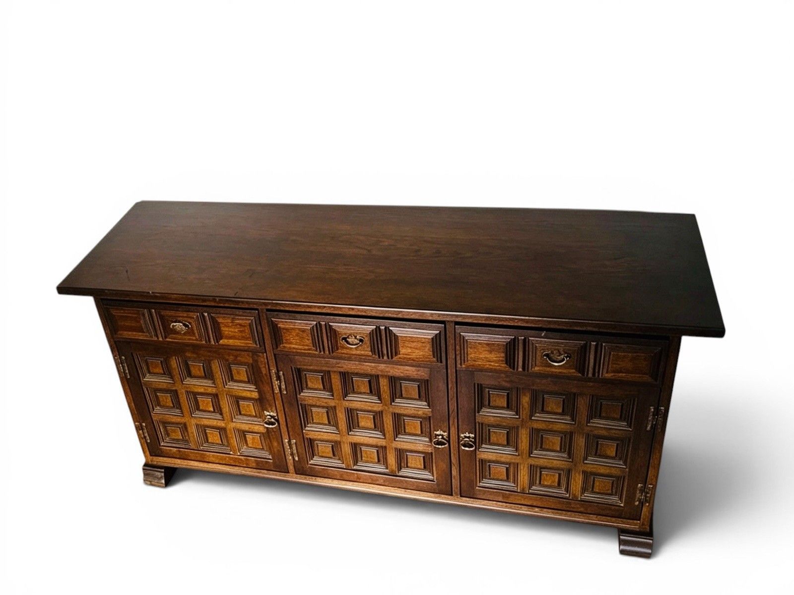 A.Younger Toledo Sideboard Mid Century C1970s Spanish Brutalist Style Rare photo furniture