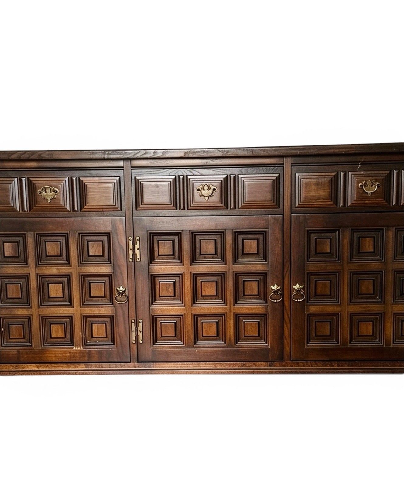 A.Younger Toledo Sideboard Mid Century C1970s Spanish Brutalist Style Rare photo 545.0