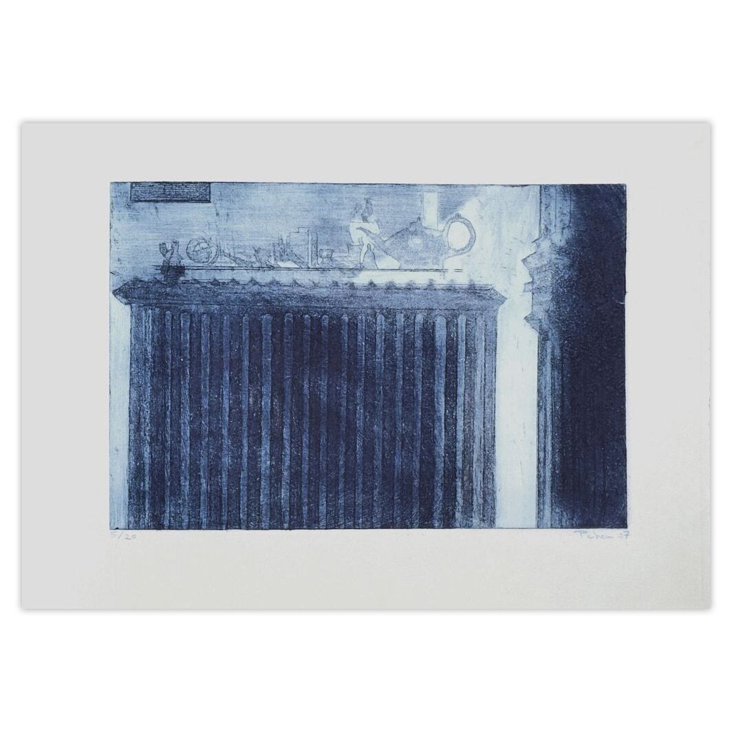 Monique Pehem (Breton Prouté) Signed Etching Radiateur 2007