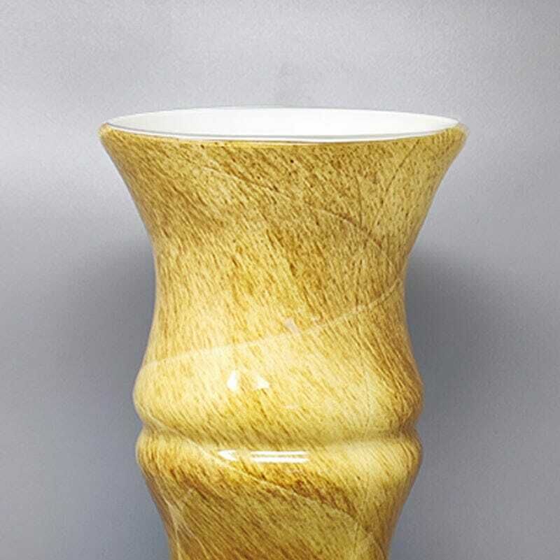 Paar vazen in Muranoglas door Enrico Coveri, jaren 1970. Made In Italy photo 517.0