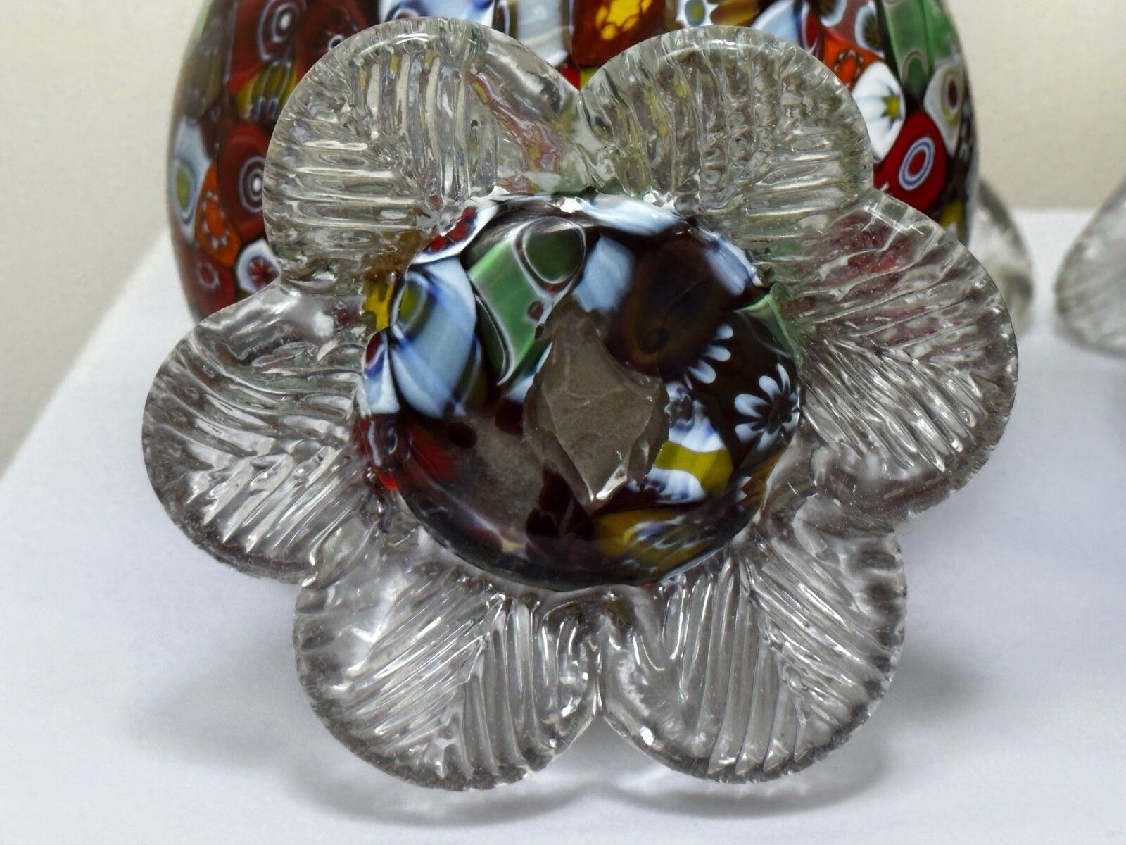 Mid-Century Italiaanse Murano Fratelli & Torso Millefiori glazen vazen photo vinterior