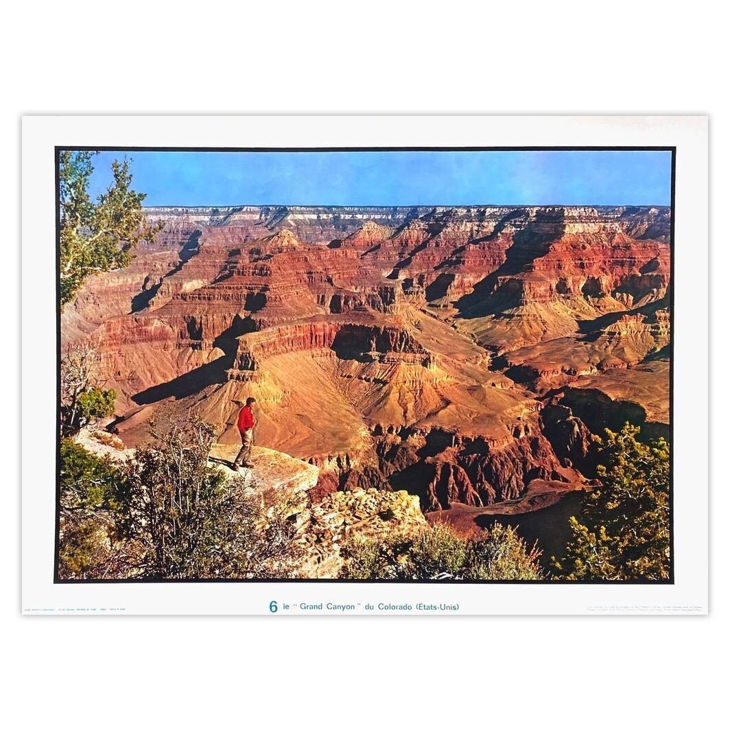 Collectif   Draeger Tourisme Poster Documents Géographiques   6 Le Grand Canyon Colorado 1975