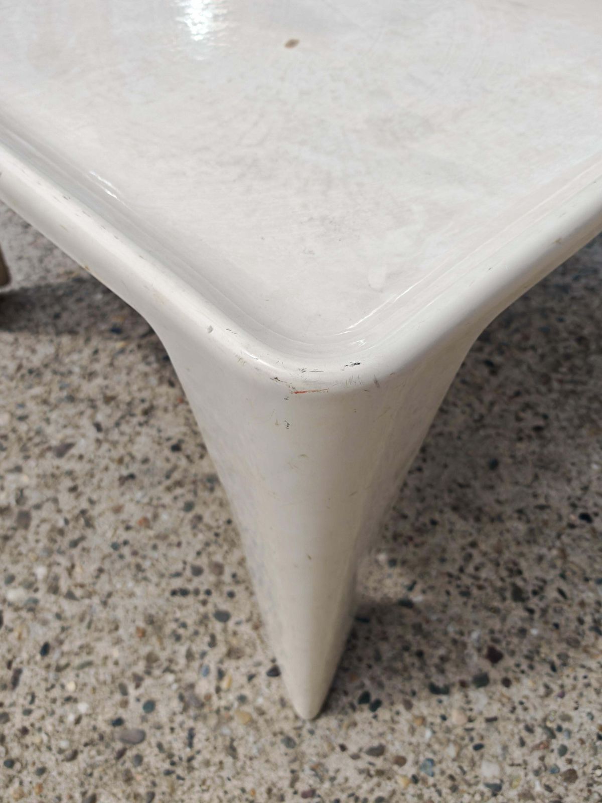 Space Age Fiberglass Salontafel "Amanta" van Mario Bellini, Italië jaren 1970 photo for sale
