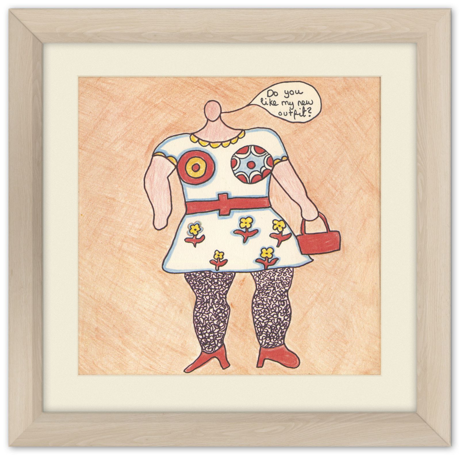 Charmante zeldzame lithografie van Niki de Saint Phalle