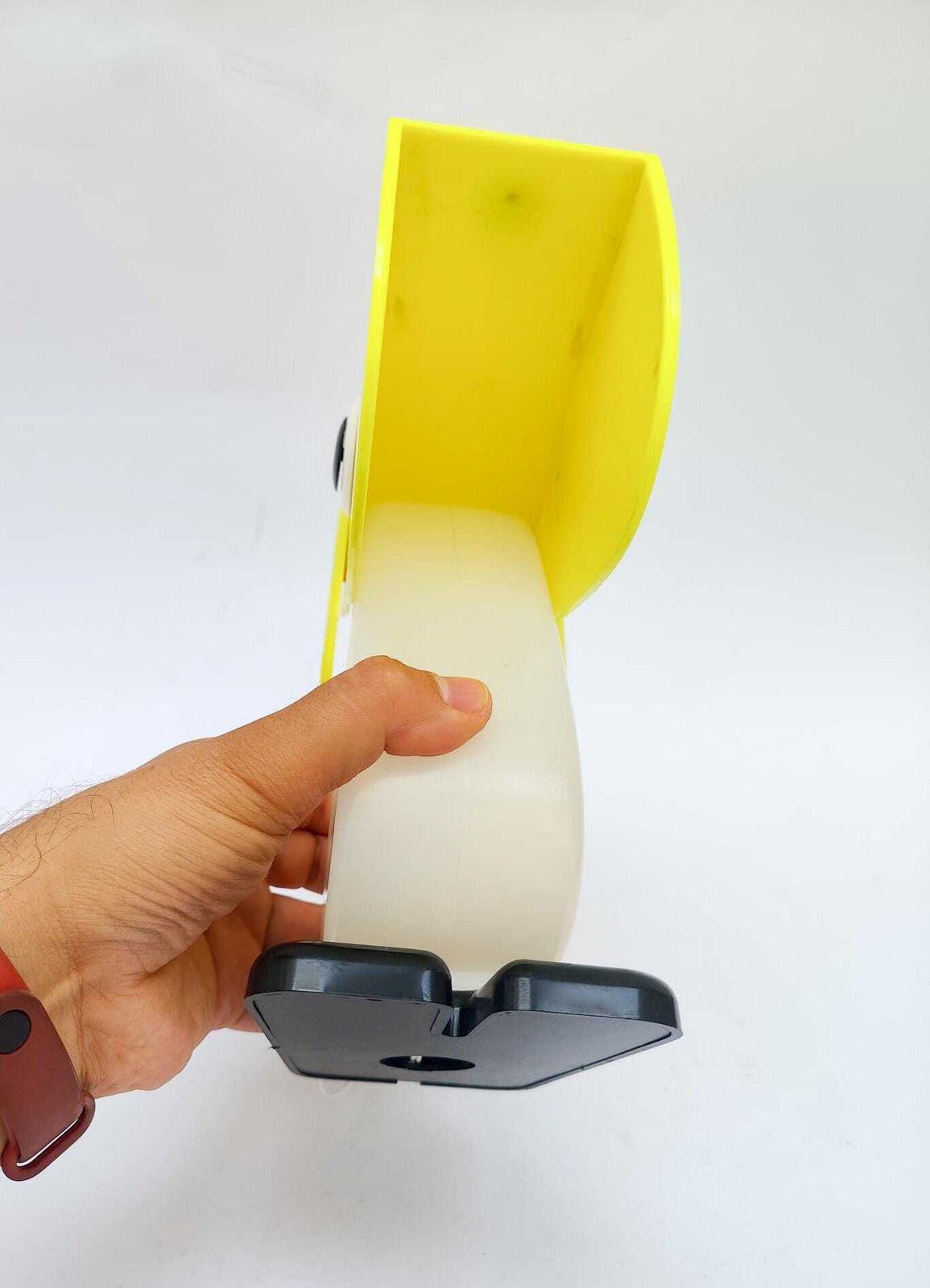 Lampe de table vintage Rufus Dog, par Fernando Cassetta pour Tacman, Space Age, années 1970, jaune photo vinterior