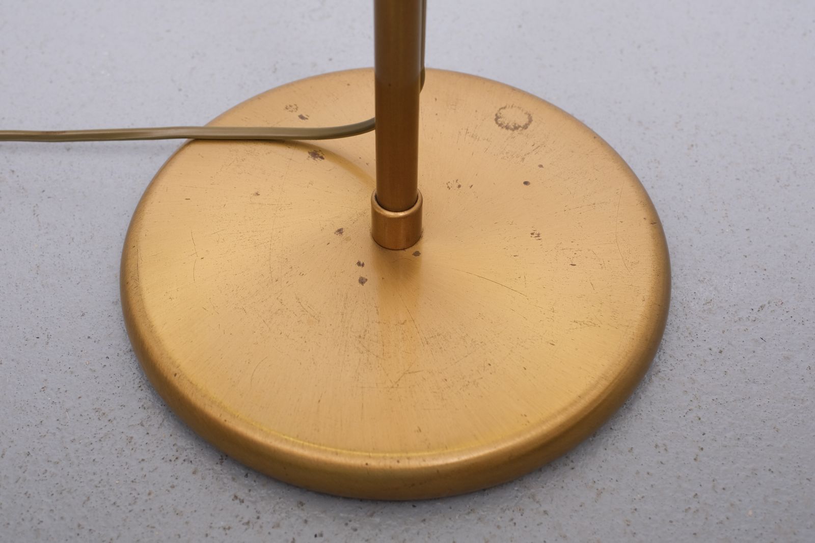 Holtkoetter zwenkarm vloerlamp in messing, jaren 1980, Duitsland photo Verlichting