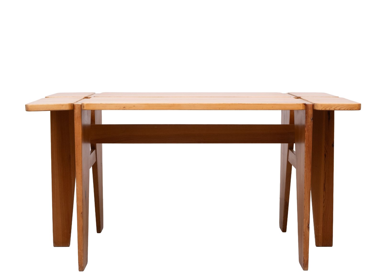 Unieke Rauni Peippo Apila grenenhouten tafel, Finland 1960 photo Meubels