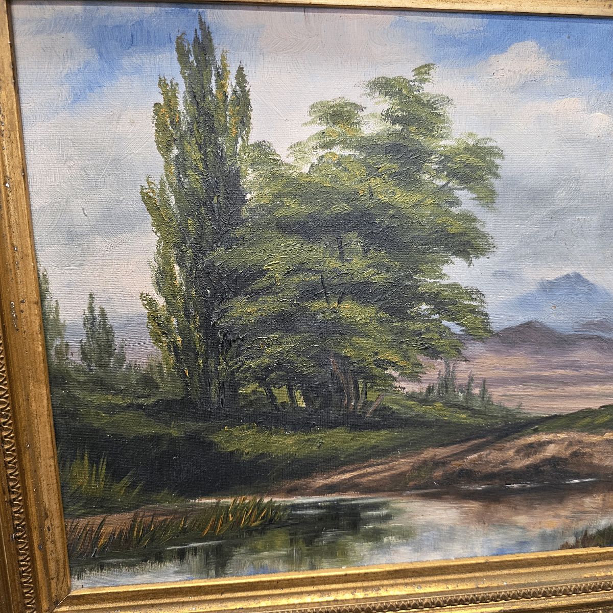 Old Painting Titled The Dovedale, From Around 1900 photo for sale