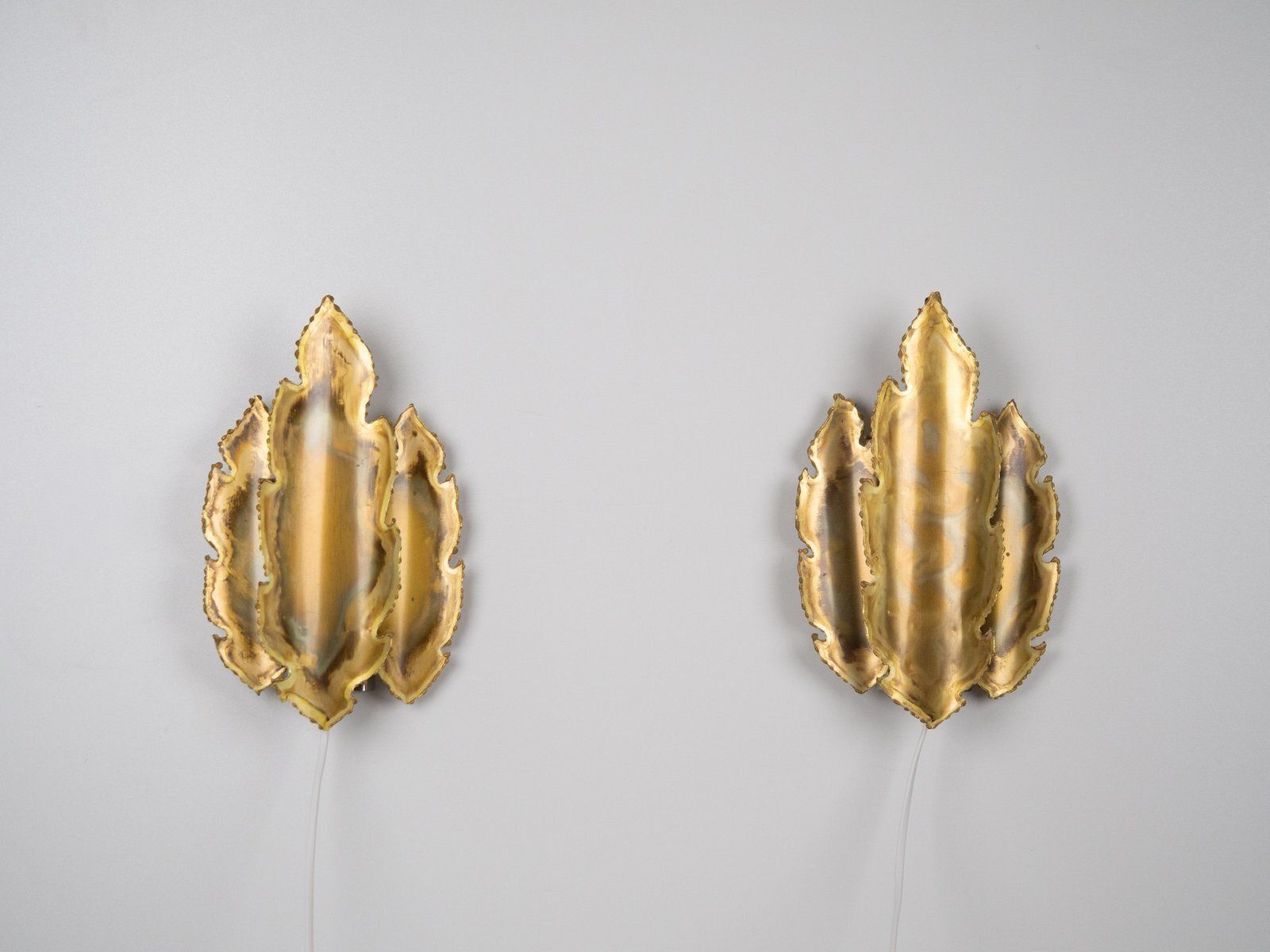Appliques murales vintage danoises par Svend Aage Holm Sørensen pour Holm Sørensen & Co., années 1960, lot de 2
