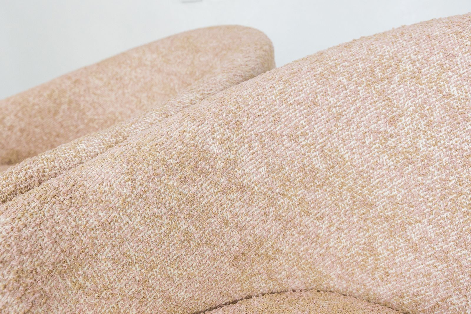 Vintage Pink Shell Armchairs From Lfm, Poland, 1970s, Set Of 2 photo for sale