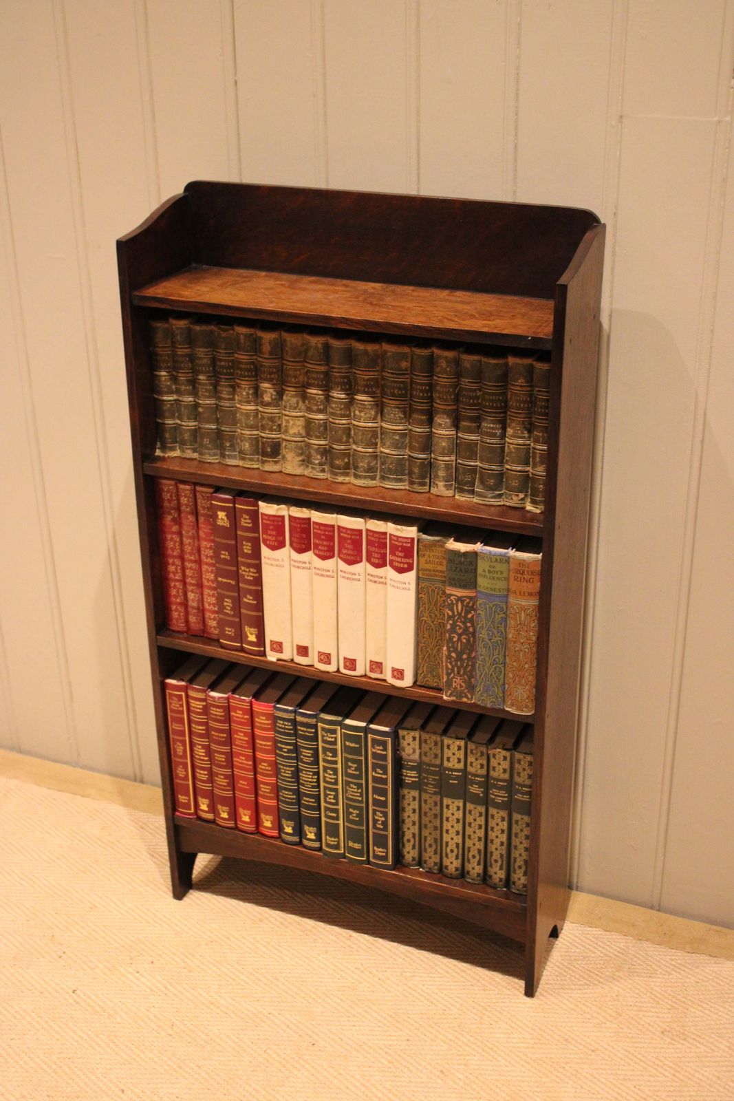 Small Oak Open Bookcase photo 265.0