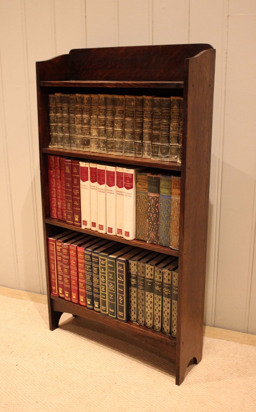 photo furniture Small Oak Open Bookcase