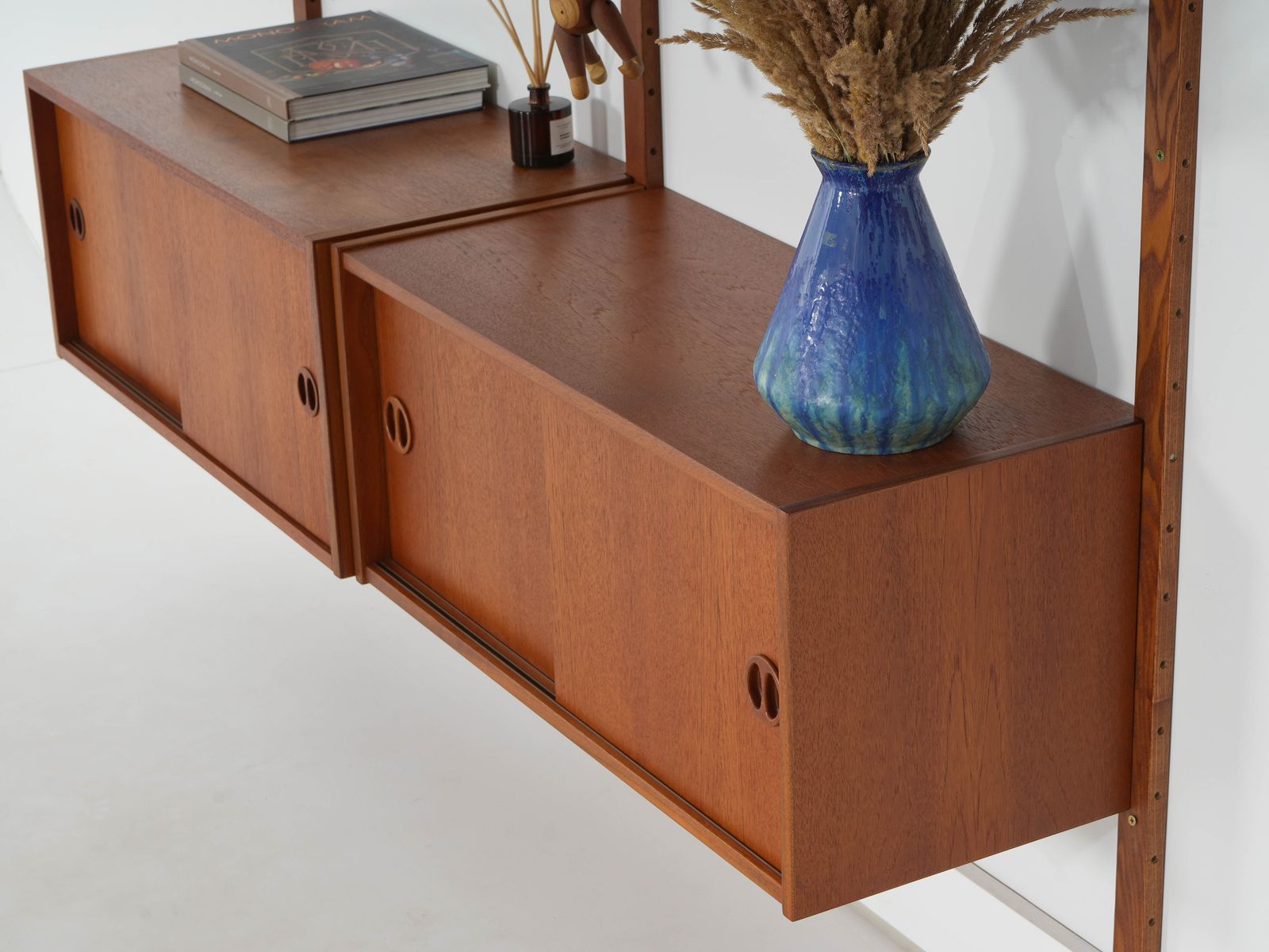 Teakhouten modulaire kast, Deens design, jaren 1960, gemaakt in Denemarken photo vinterior