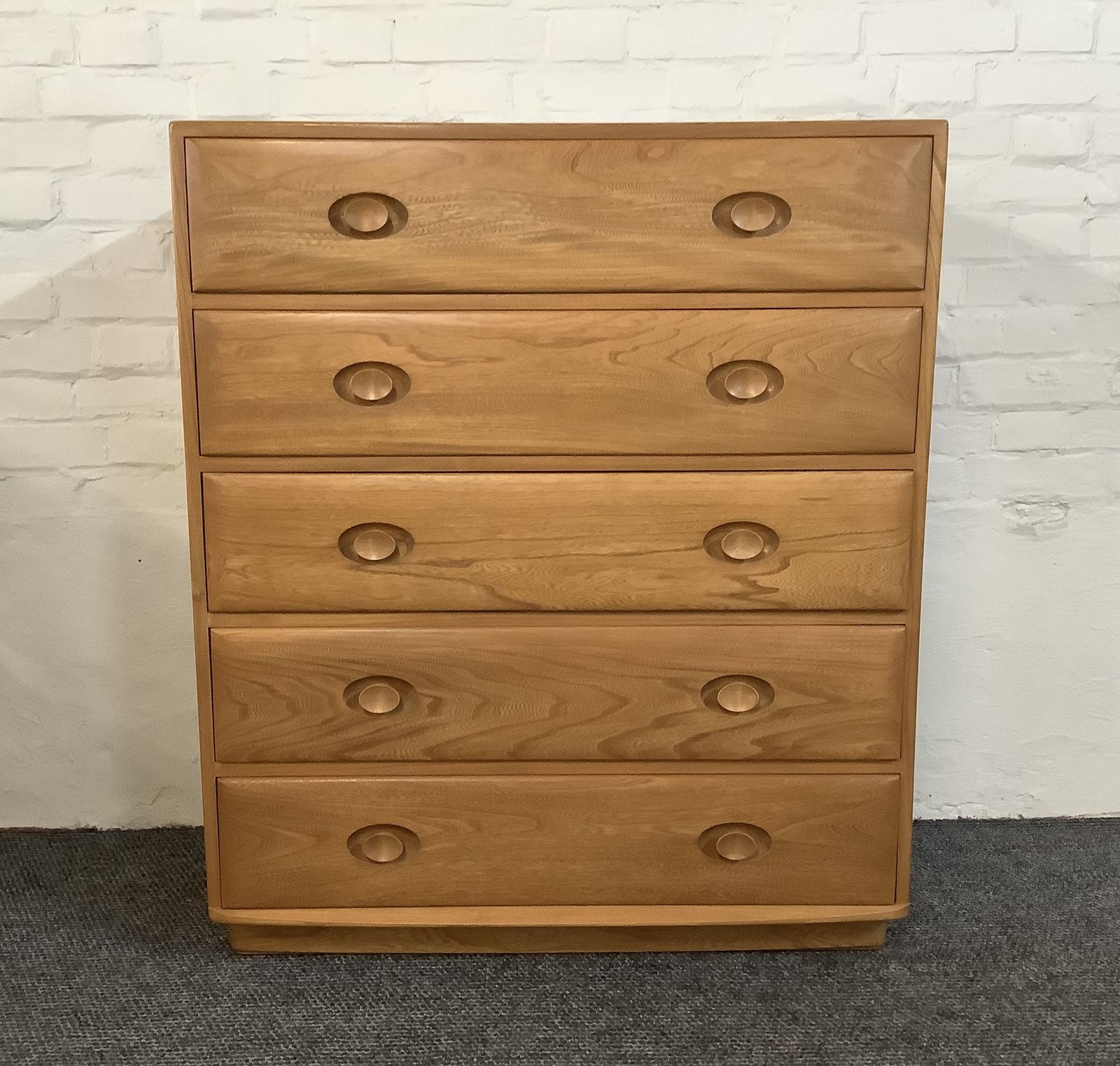 950.0 Matching Pair Of Ercol Windsor Bedside Chests. photo