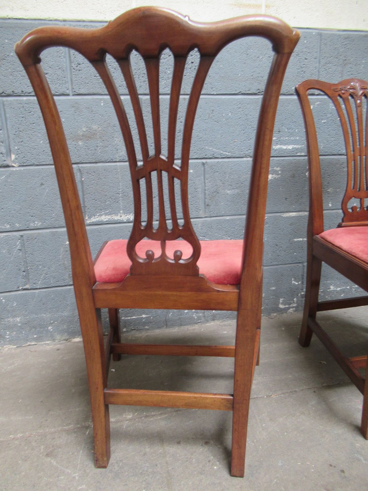 Set Of   Four Edwardian   Period Mahogany Dining Chairs photo buy