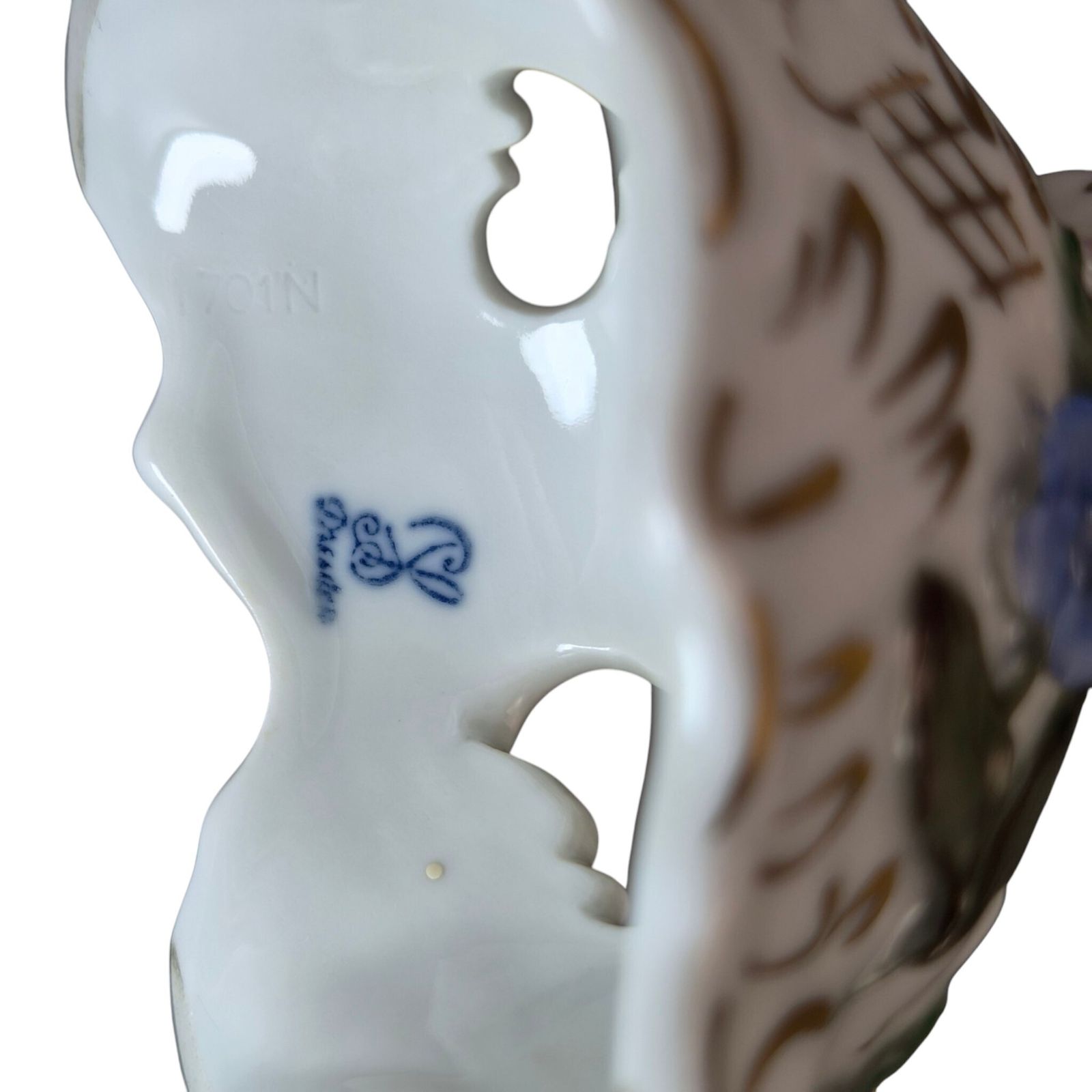 photo buy Carl Thieme Dresden Porselein Potpourri Urn met Putto Bekroning, ca. 1901