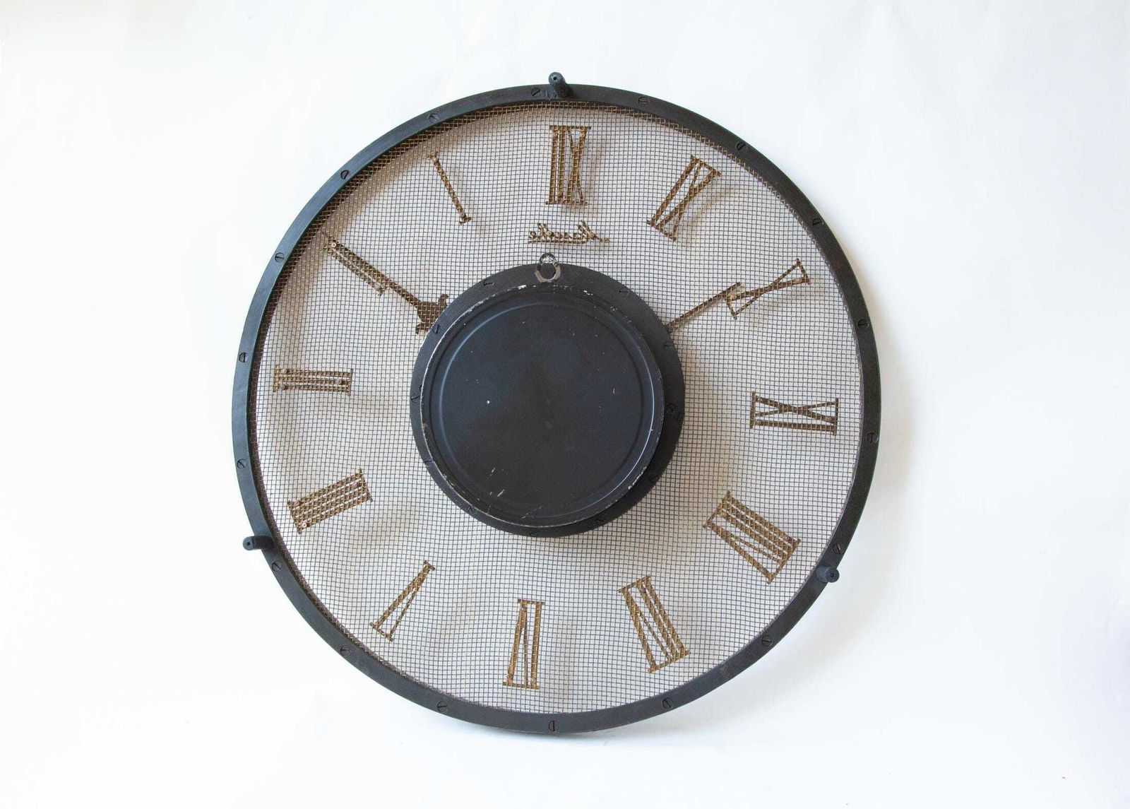 photo for sale Mauthe art deco wandklok – mid-century modernisme, Bauhaus-stijl, Duitsland, Junghans, jaren 1940, XL