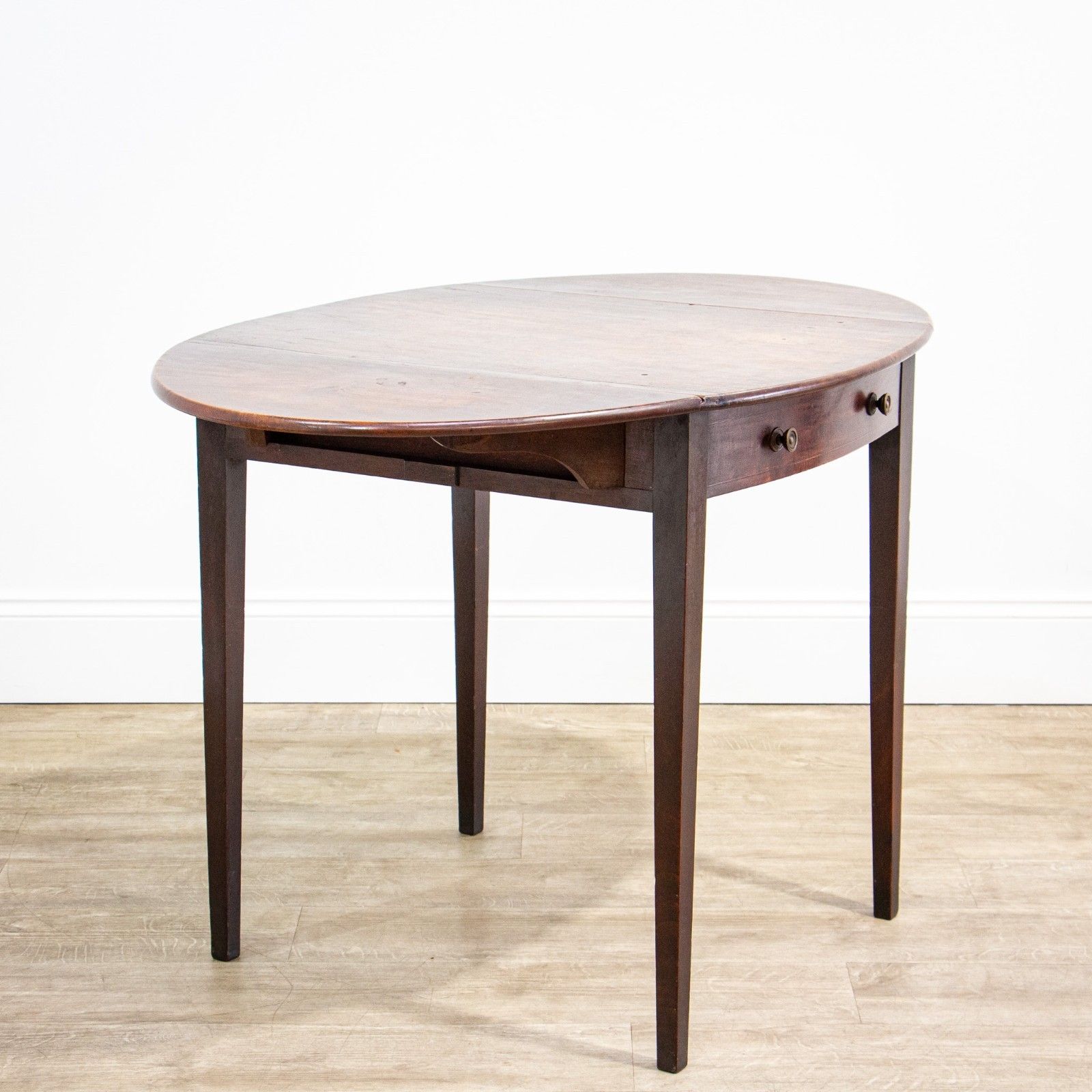 Late Georgian Mahogany Oval Pembroke Table photo furniture