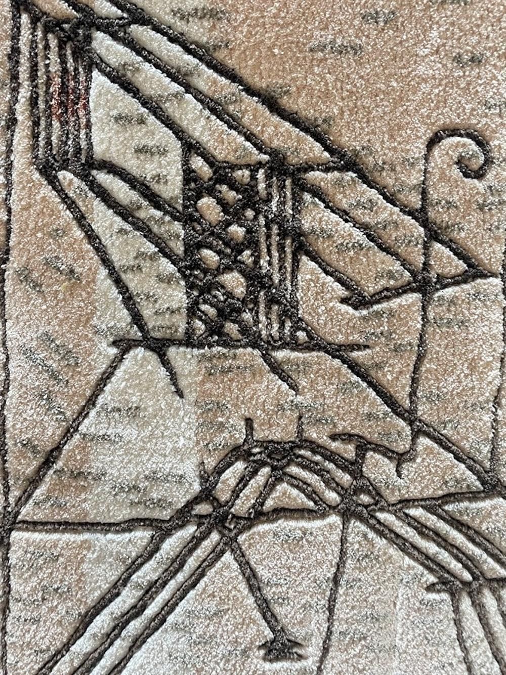 Handgeweven wandtapijt 'The Tightrope Walker' naar Paul Klee photo vinterior