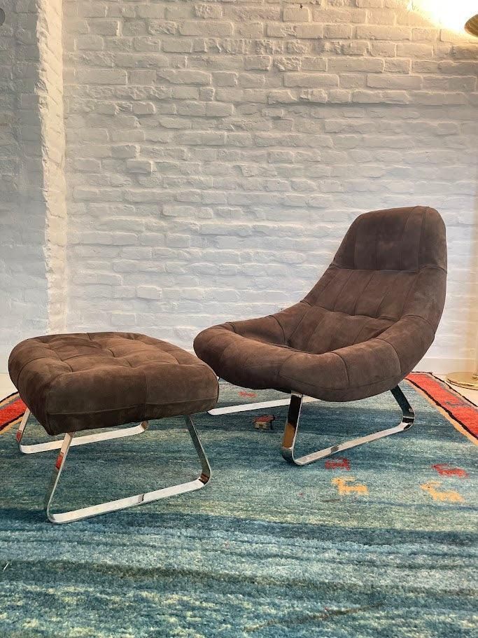 Earth Chair en Ottoman van Percival Lafer, jaren 1970, Brazilië photo vinterior