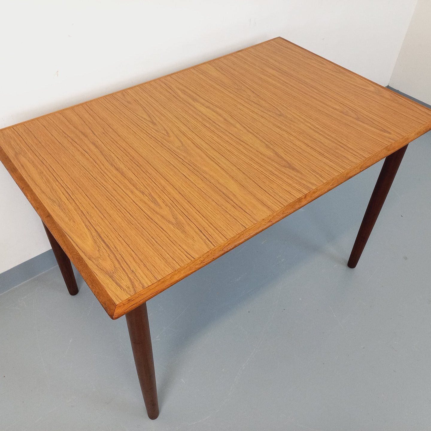 Scandinavian Rectangular Dining Table In Teak And Melamine photo buy