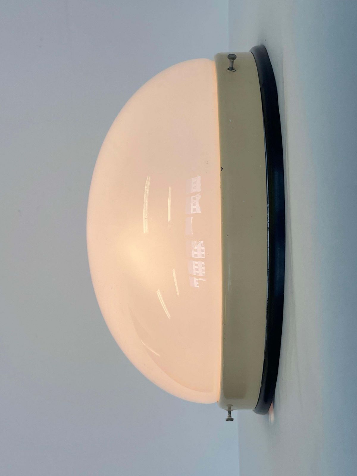 Bakeliet Bauhaus Plafondlamp of Inbouwlamp, Wandlampen   jaren 1940 photo for sale