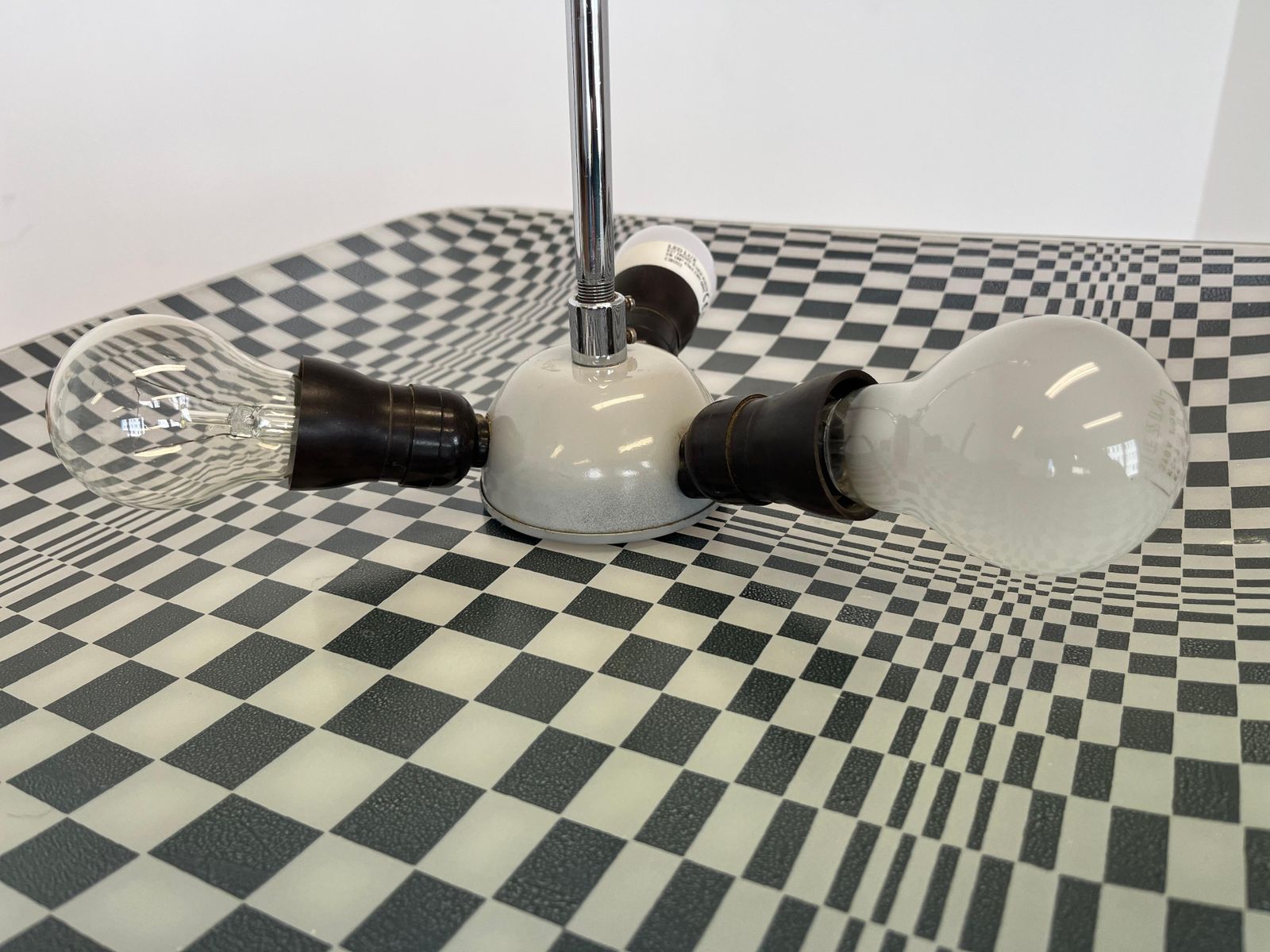 Mid Century Design Glass Pendant By Napako, Czechoslovakia, 1970s. photo furniture