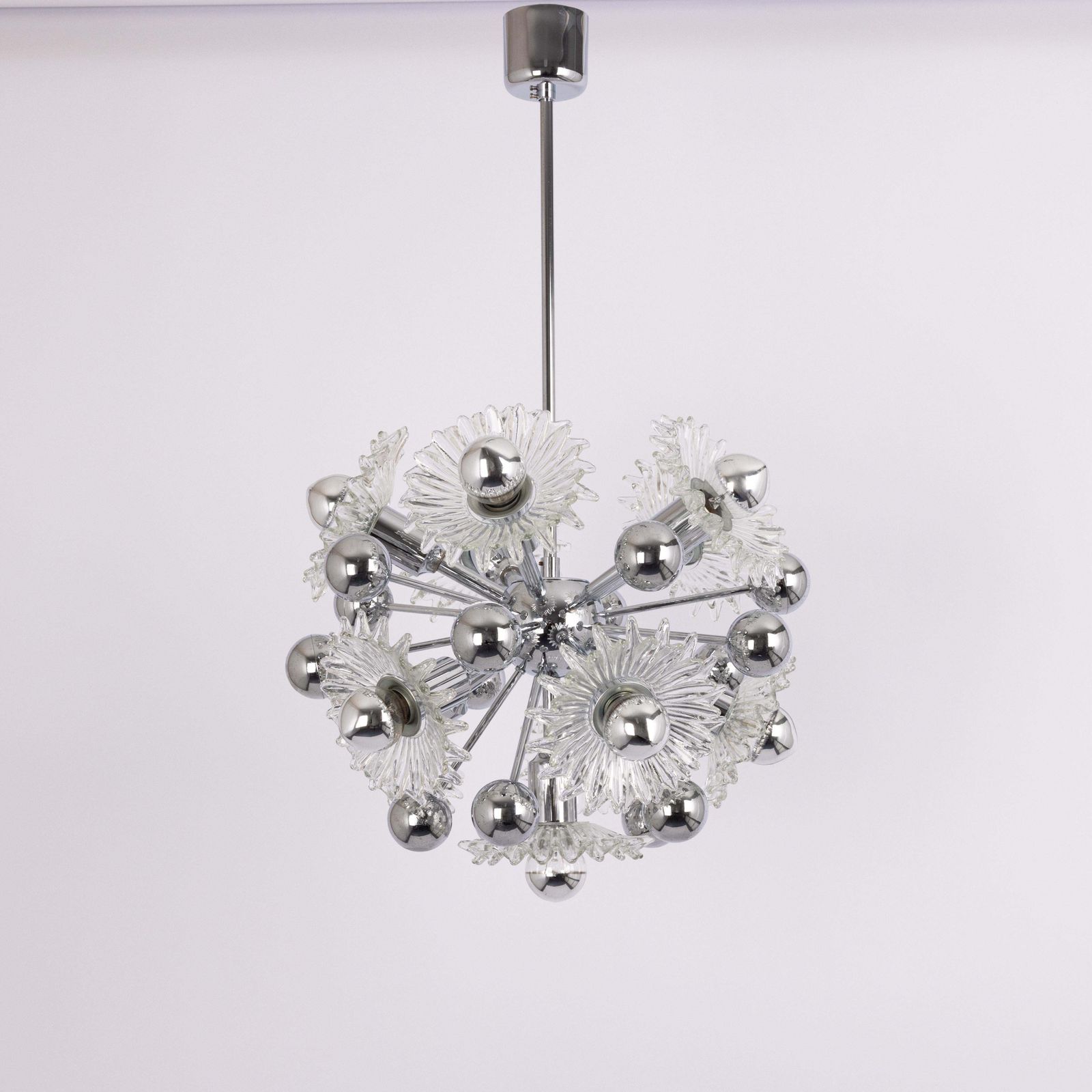 Mid-Century Sputnik Hanglamp van Doria, Duitsland, jaren 1970 photo vinterior