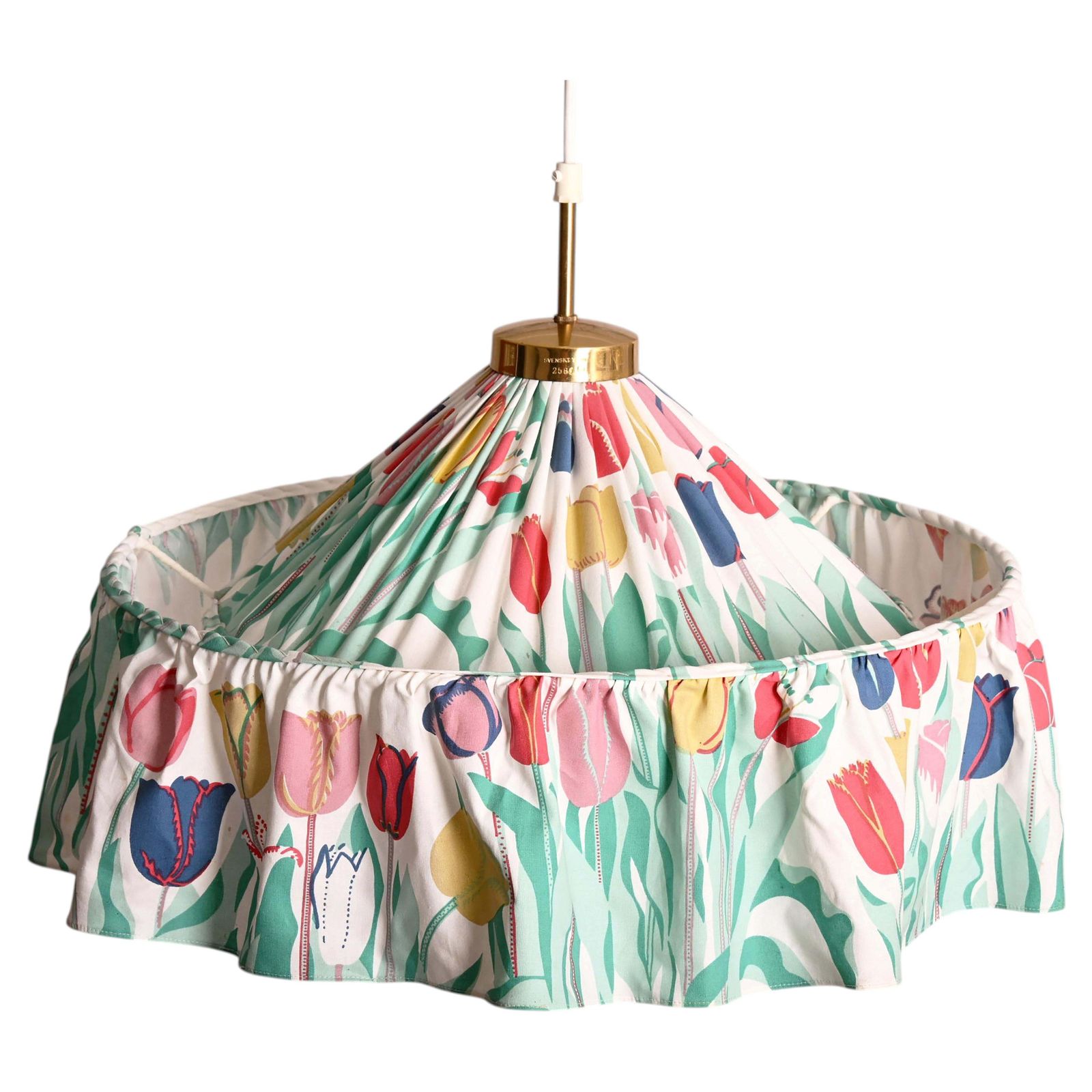 Tulip Fabric Hanglamp, Ontworpen Door Josef Frank Voor Svenskt Tenn