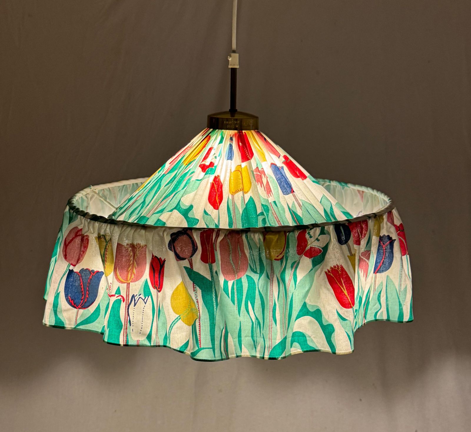 Tulip Fabric Hanglamp, Ontworpen Door Josef Frank Voor Svenskt Tenn photo Verlichting