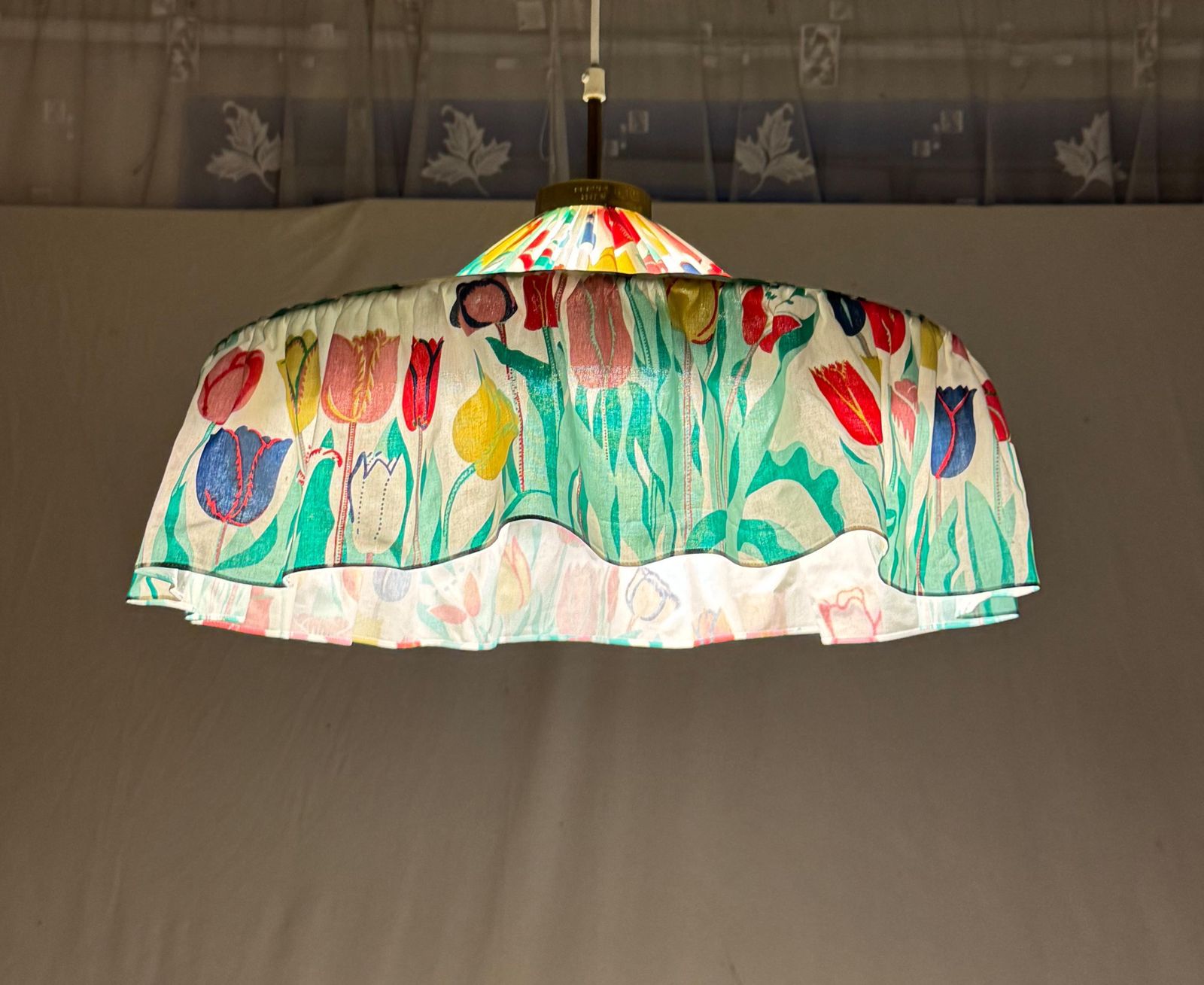 Tulip Fabric Hanglamp, Ontworpen Door Josef Frank Voor Svenskt Tenn photo buy