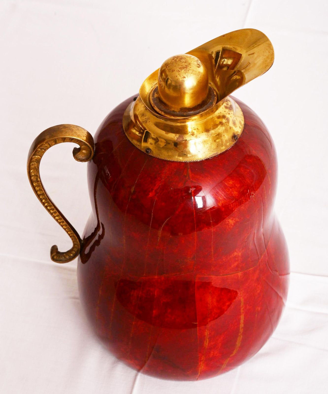 photo for sale Aldo Tura Perkament Barware Thermos Designed Ca. Jaren 1950