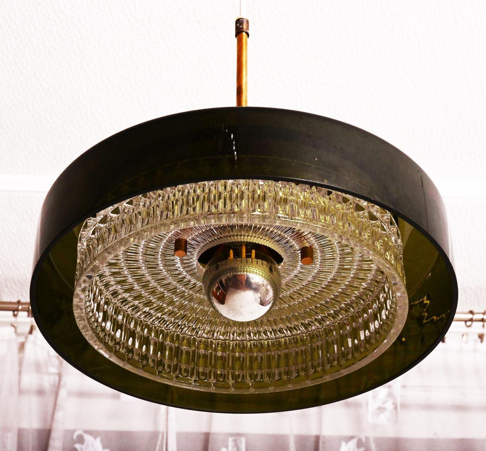 photo for sale Rotonda Hanglamp in Groen en Geperst Glas van Carl Fagerlund