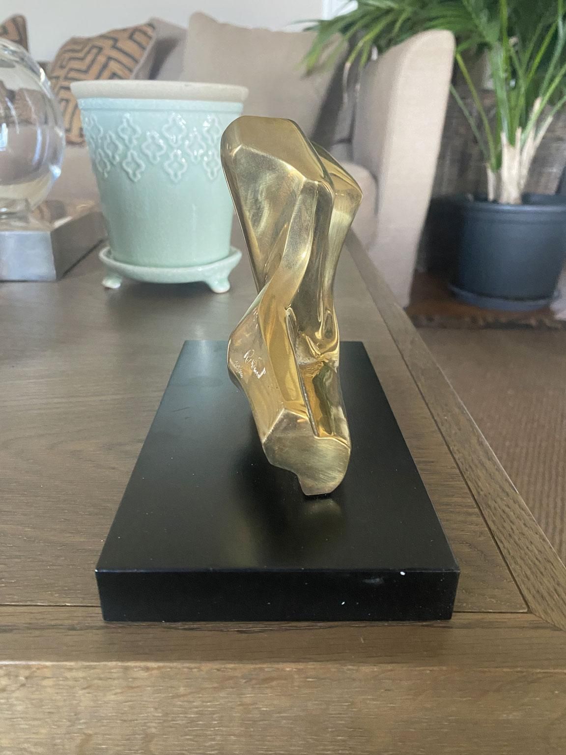 Sculpture en bronze abstraite post-moderne, La Baigneuse, Italie, 1980 photo buy