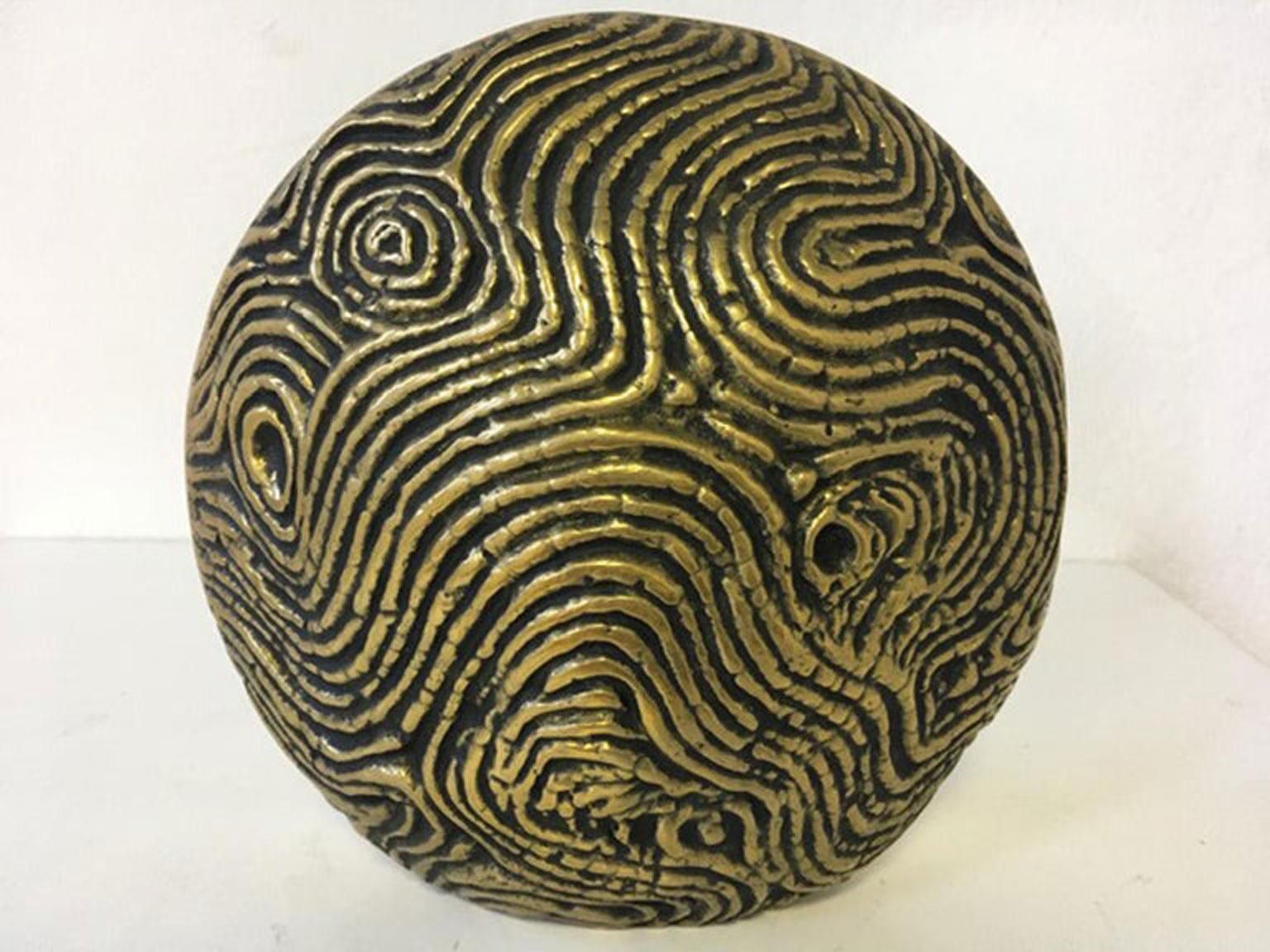 Sculpture en bronze abstraite post-moderne, Italie, 1985 - The Moon photo buy