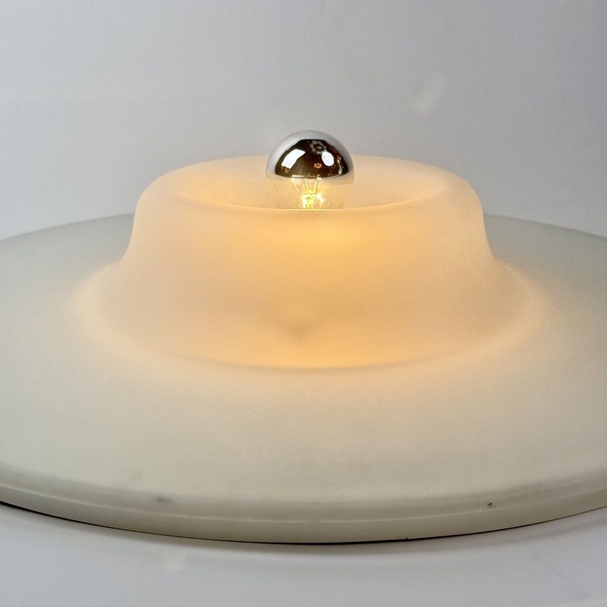 Late 20th Century White Space Age Murano Sconce By Pierre Cardin For Venini photo buy